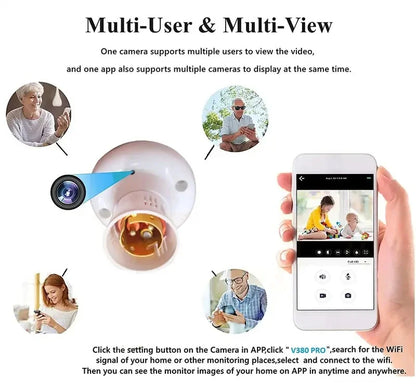 Full HD 1080p – Crystal Clear Video Quality* Capture every detail with sharp and high-quality 1080p resolution. Perfect for home, office, or shop monitoring.